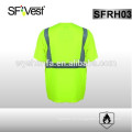 FR fita reflexiva a prova de fogo HI VIS segurança t-shirt